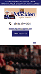 Mobile Screenshot of maddenequine.com